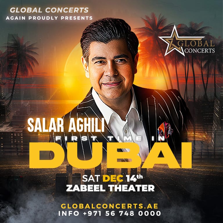 Salar Aghili By Global Concerts at Zabeel Theatre - Concerts by Zabeel Theatre - Jumeirah Zabeel Saray