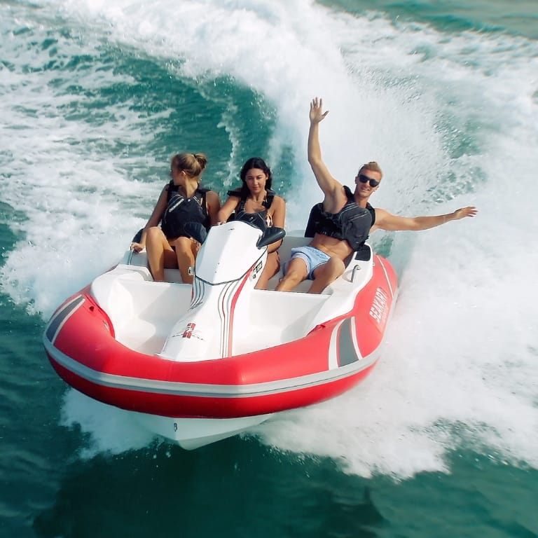 Self-Drive Seakart Boat Tours - Drive It Yourself - Boat Tours and Cruises by Adventure Zone Dubai