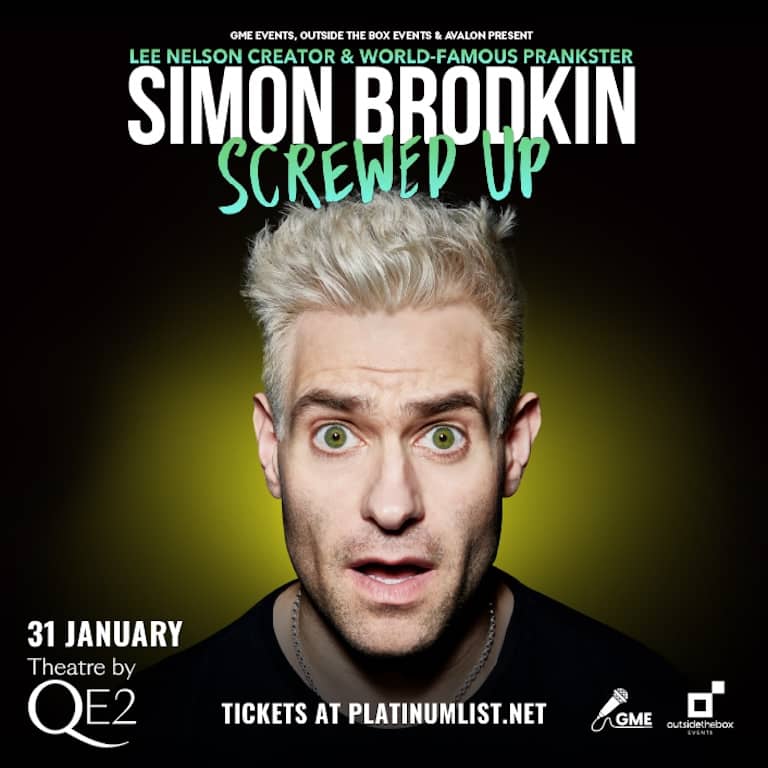 Simon Brodkin at Theatre by QE2 in Dubai - Comedy Events by Theatre by QE2