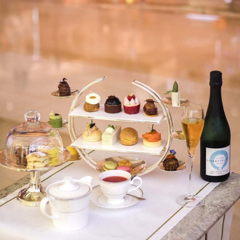 Sparkling Afternoon Tea at Kempinski Aspen Cafe - Festival by Kempinski Hotel Mall of the Emirates