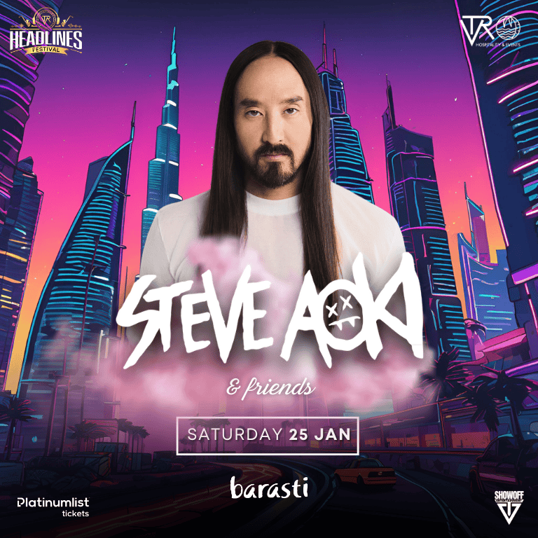 Steve Aoki at Barasti Beach in Dubai - Festival by Barasti Beach