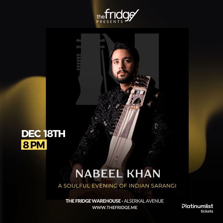 The Fridge Presents: Nabeel Khan - A Journey Through the Soulful Sounds of the Sarangi in Dubai - Concerts by The Fridge Warehouse