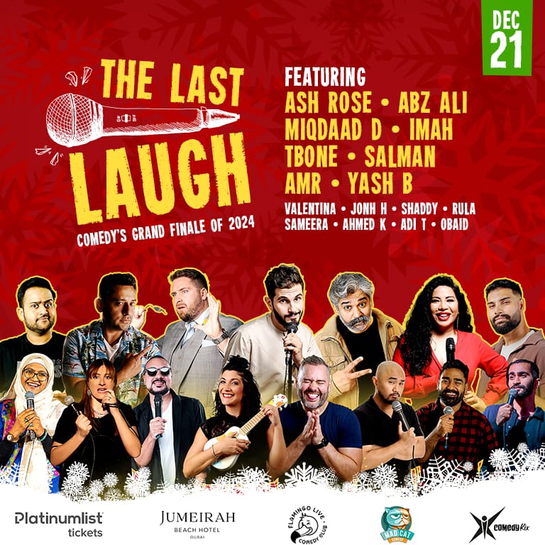 The Last Laugh at Jumeirah Beach Hotel - Comedy Events by Meyana Auditorium at Jumeirah Beach Hotel