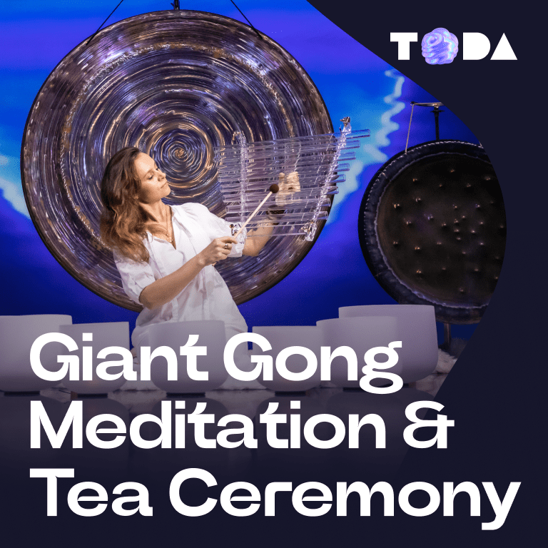 ToDA - Giant Gong Meditation & Tea Ceremony - Theatre of Digital Art by Theatre of Digital Art