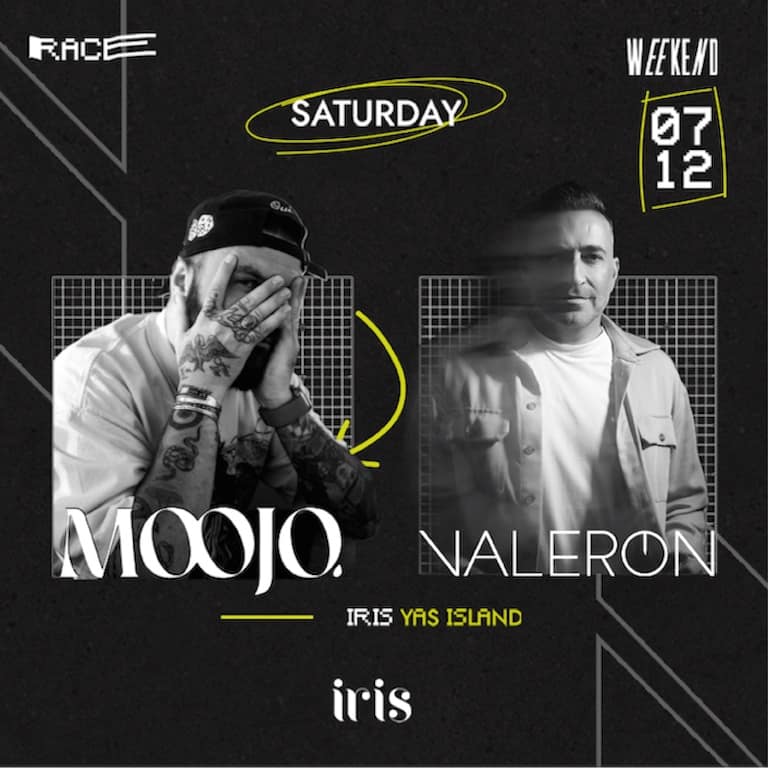 Valeron & Moojo at Iris Abu Dhabi for the Race Weekend After-Party - Nightlife by Iris Yas Island