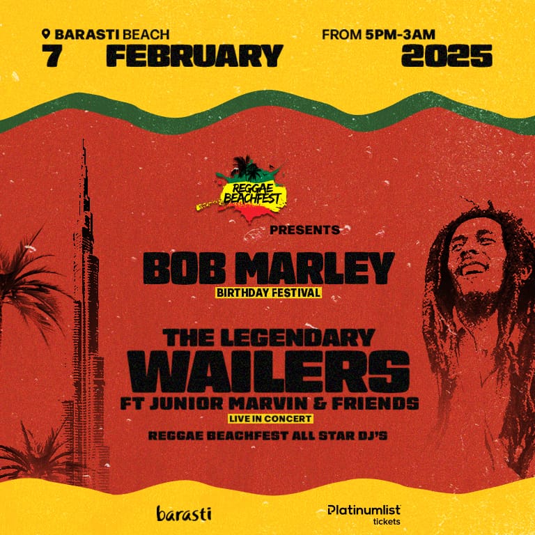 Bob Marley Birthday Festival by Reggae Beachfest in Dubai - Concerts by Barasti Beach