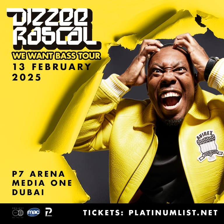 Dizzee Rascal's We Want Bass Tour in Dubai - Concerts by P7 Arena