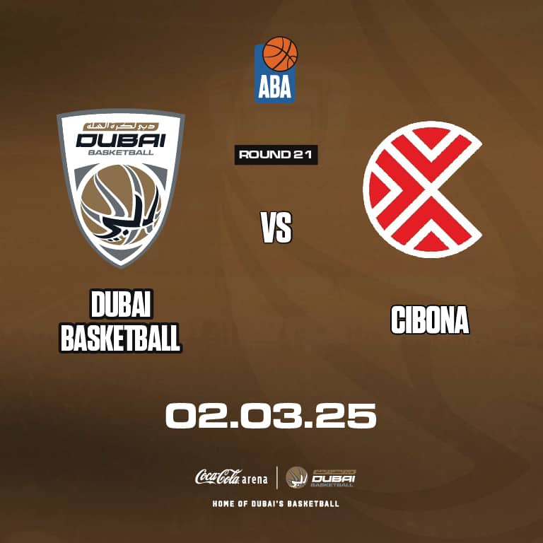 Dubai Basketball vs Cibona at Coca-Cola Arena in Dubai - Sports Events by Coca-Cola Arena