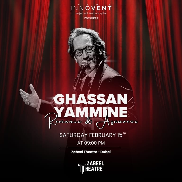 Ghassan Yammine: Romance & Aznavour at Zabeel Theatre in Dubai - Concerts by Zabeel Theatre - Jumeirah Zabeel Saray