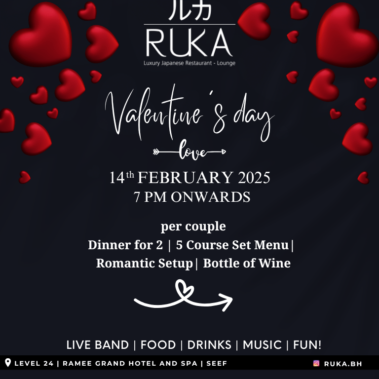 Valentine's Day at Ruka - Ramee Grand Hotel - Valentine's Day Recommendations by Ramee Grand Hotel & Spa