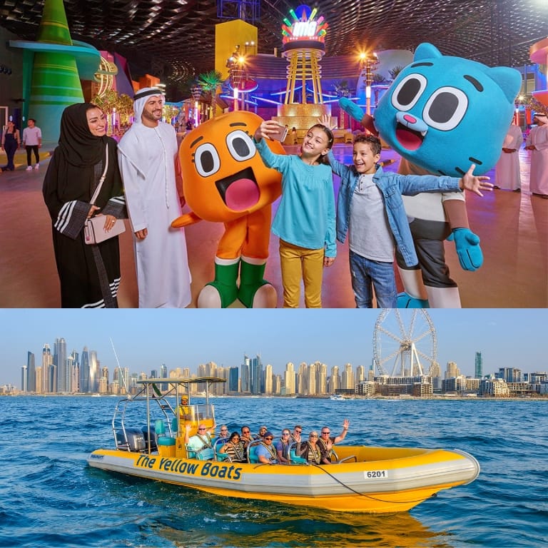 Combo: IMG World Of Adventures + FREE 99 Minutes Premium Boat Tour Combos and more adventures