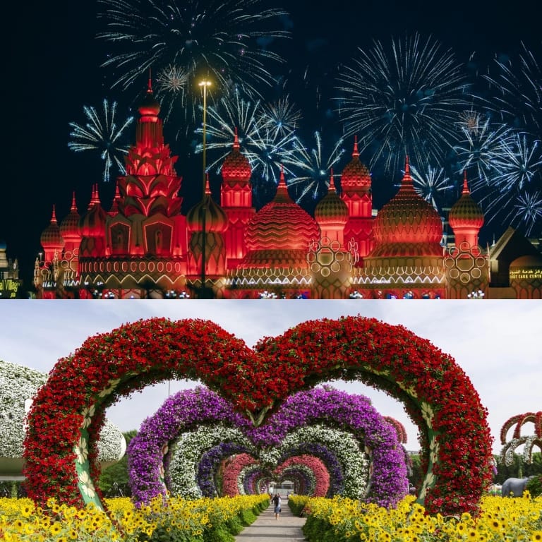 Global Village + Miracle Garden - Combo Must-see attractions