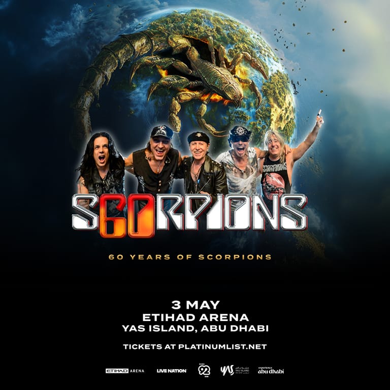 Live Nation Middle East Presents Coming Home — 60 Years of Scorpions Tour Concerts