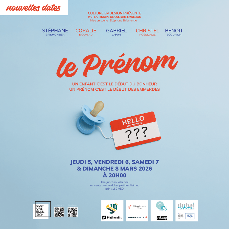 Le Prenom at The Junction in Dubai Shows and Theatrical Plays