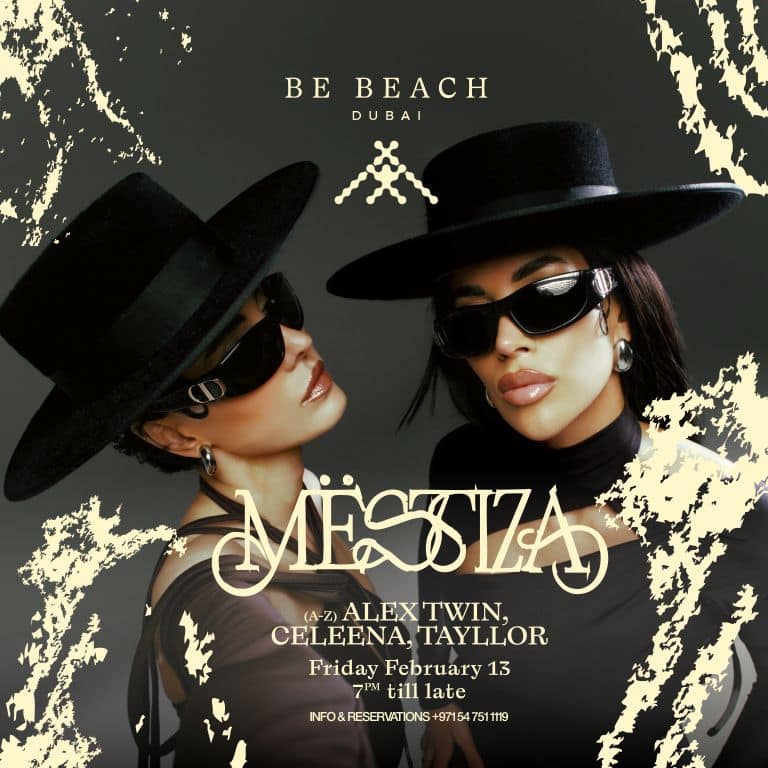 MËSTIZA brings SACRO to Be Beach Dubai Nightlife