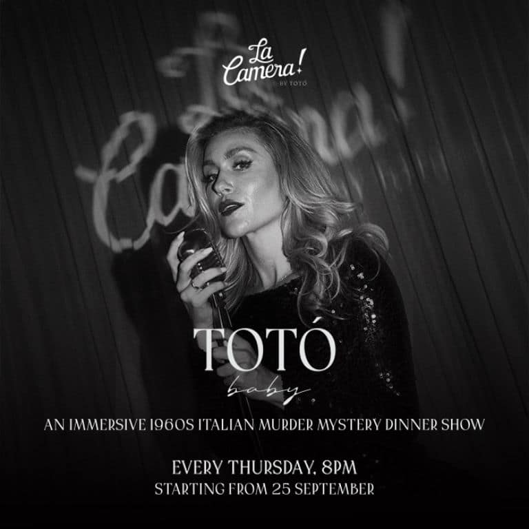 TOTO Baby Immersive Murder Mystery Dinner Show at La Camera! Dining Experiences