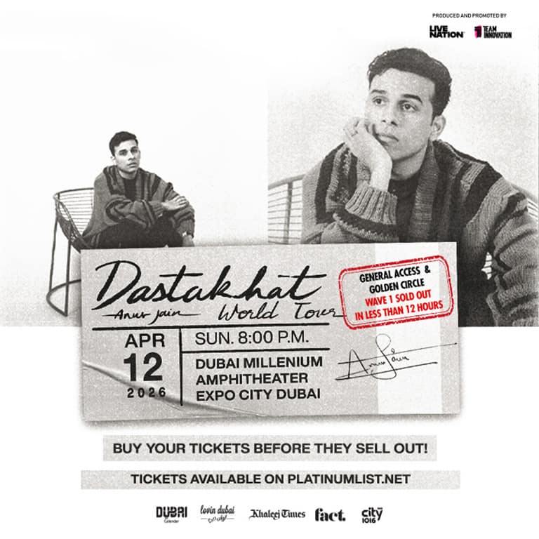 Anuv Jain Live in Expo City Dubai Desi Events