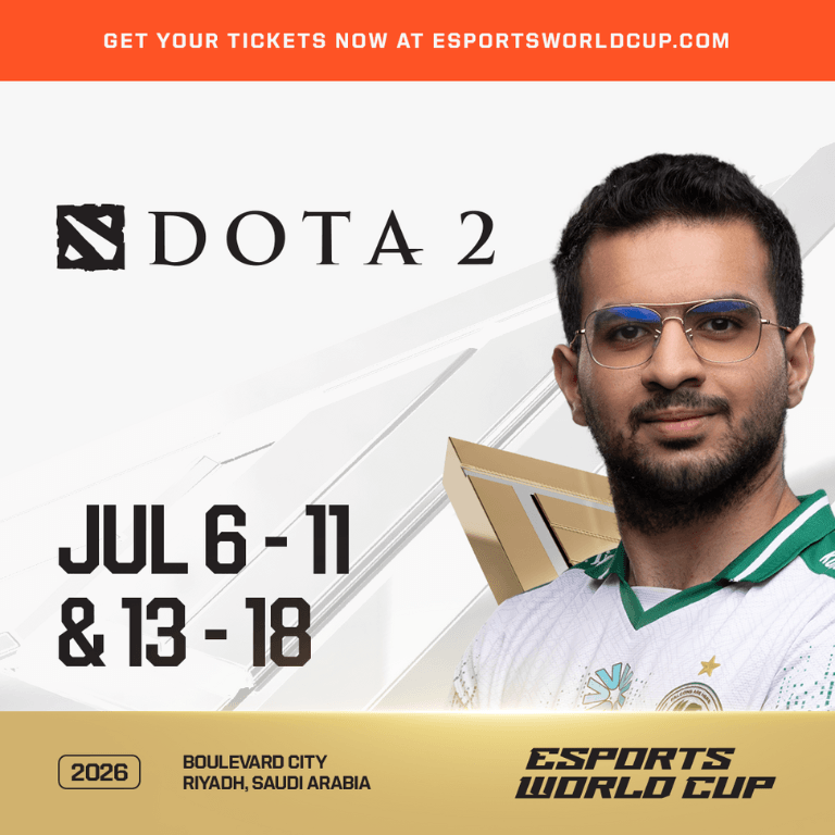 Dota 2 at EWC 26 in Riyadh Esports World Cup