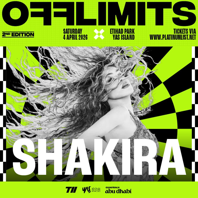 OFFLIMITS Music Festival - Headlining Shakira in Abu Dhabi Festivals