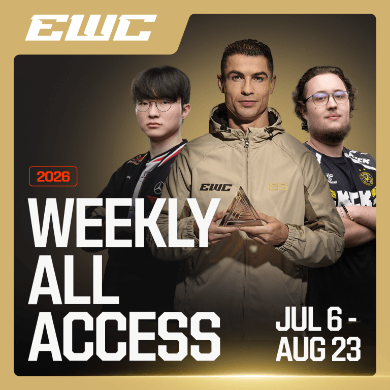 Weekly All Access Pass at EWC 26 in Riyadh Esports World Cup