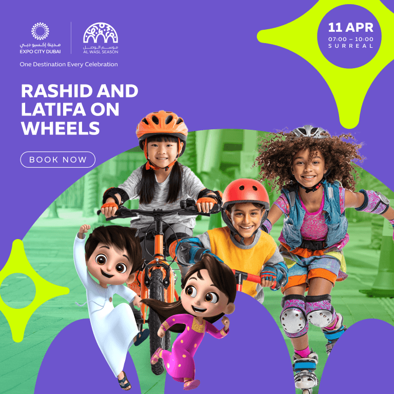Rashid and Latifa on Wheels in Dubai Kids Events