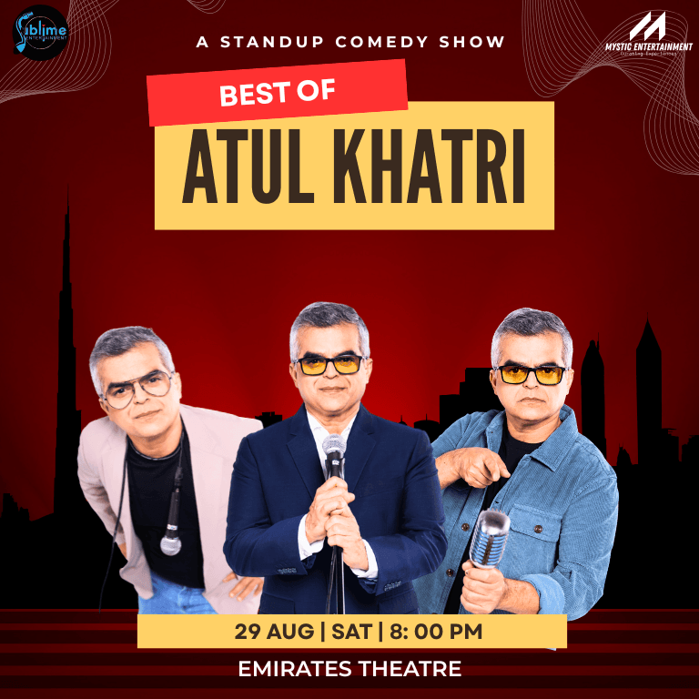 Atul Khatri live in Dubai Comedy Events